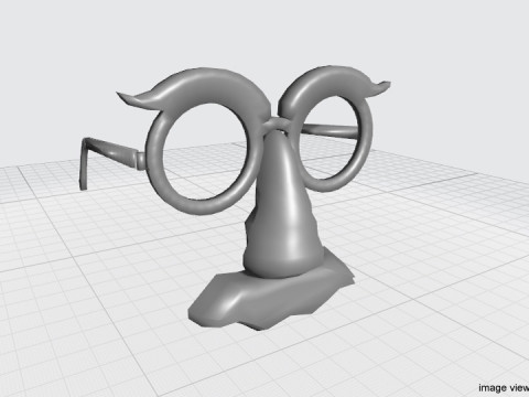 Novelty Eyeglasses - Groucho 3D 模型