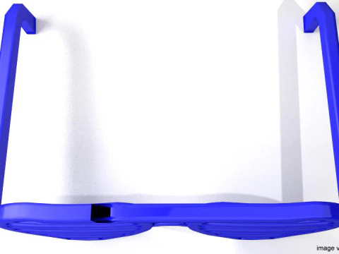 Novelty Eyeglasses - Shutter 3D Model