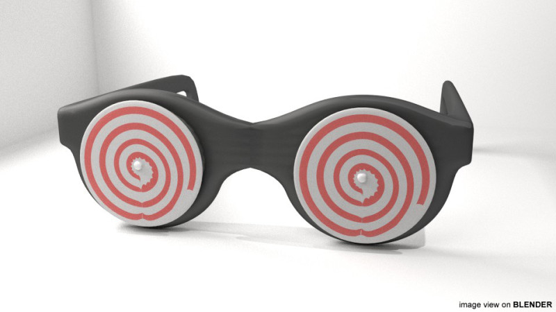 Novelty Eyeglasses - X-ray Vision 3D-Modell .c4d .max .obj .3ds .fbx .stl .blend 