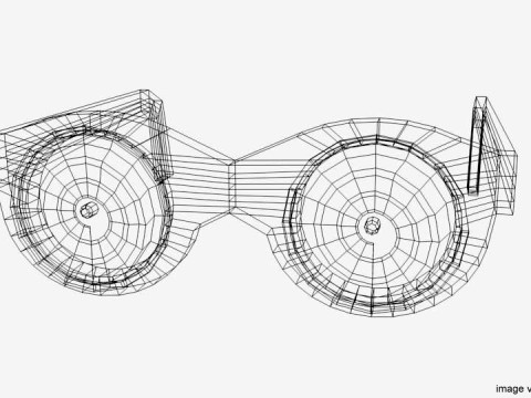 Novelty Eyeglasses - X-ray Vision 3D-Modell