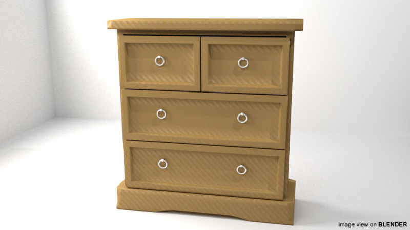 Cabinet - Type 1 Modelo 3D .c4d .max .obj .3ds .fbx .stl .blend 