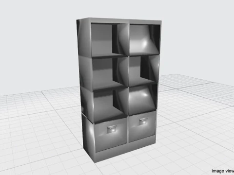 Schrank &ndash; Typ 2 3D Modell