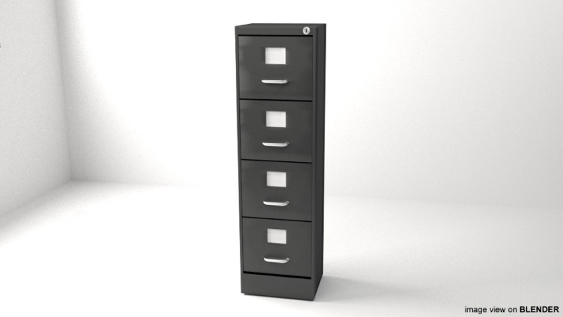 Cabinet - Type 3 3D Модель .c4d .max .obj .3ds .fbx .stl .blend 