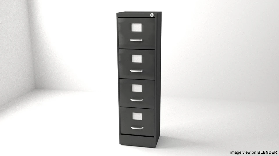 Cabinet - Type 3 3D Model .c4d .max .obj .3ds .fbx .stl .blend