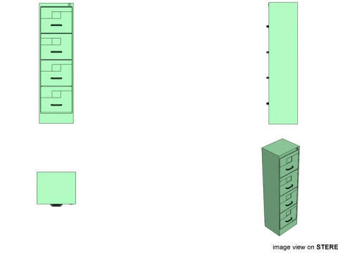 Cabinet - Type 3 3D Model