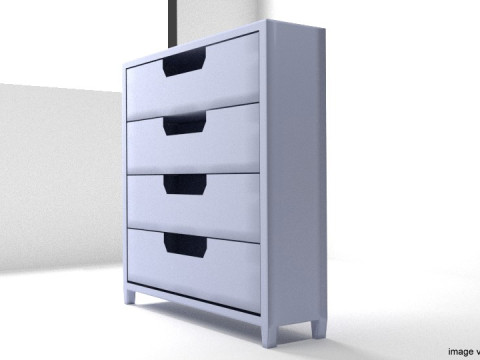Cabinet - Type 4 3D Модель