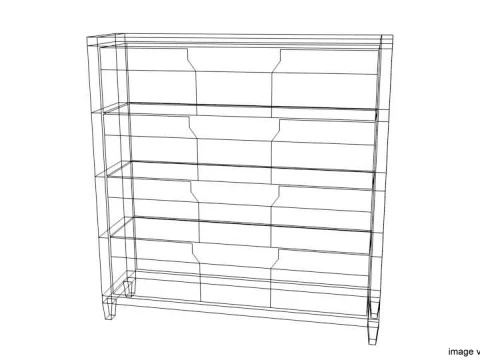 Cabinet - Type 4 3D Model