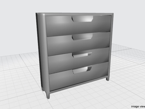 Cabinet - Type 4 3D Модель