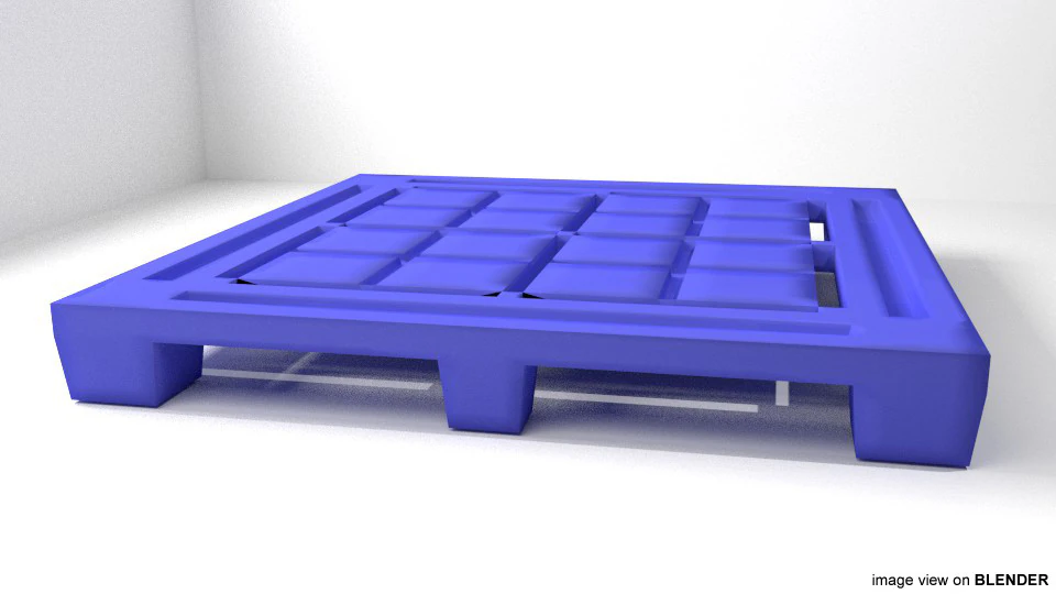 Pallet - Type 2 3D Model .c4d .max .obj .3ds .fbx .stl .blend 