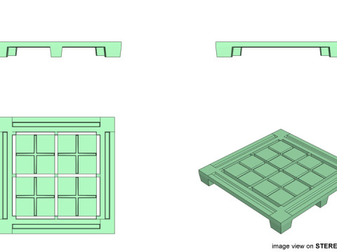 Pallet - Type 2 3D Model