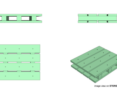 Pallet - Type 3 3D Model