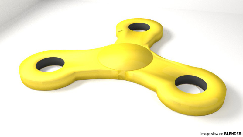 Fidget Spinner Type 1 Modele 3D