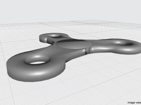 Fidget Spinner - Type 1 3D Model