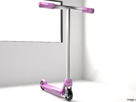 Kick Scooter Type 2 3D Model