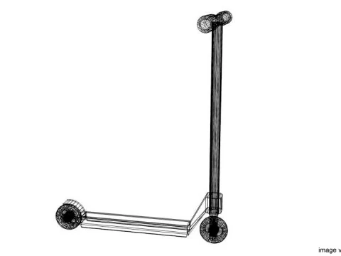 Kick Scooter Type 2 3D Model