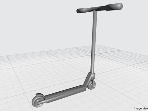 Kick Scooter Type 2 3D मॉडल