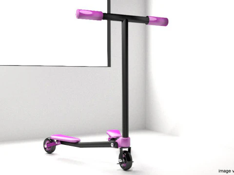 Kick Scooter Type 3 3D Model