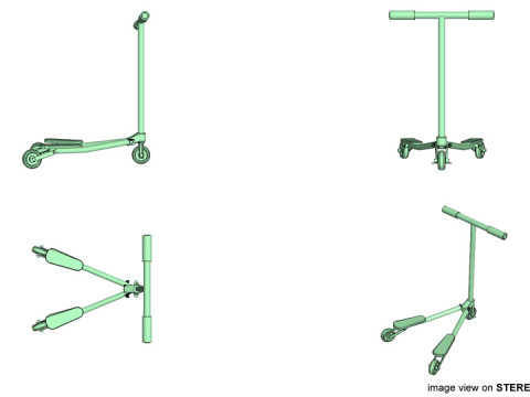 Kick Scooter Type 3 Modelo 3D