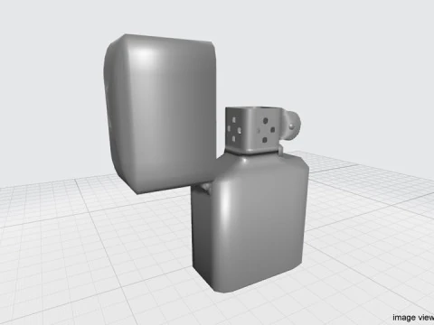 Lighter - Type 1 3D Model