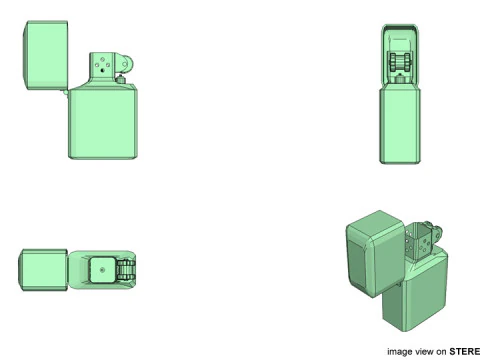 Lighter - Type 1 3D Model