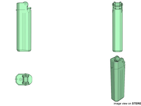 Lighter - Type 2 3D Model
