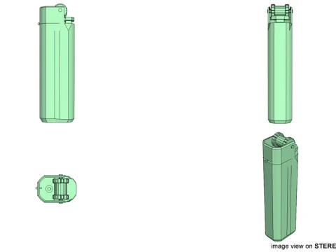 Lighter - Type 2 3D Model