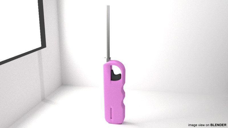 Lighter - Type 3 3D-Modell .c4d .max .obj .3ds .fbx .stl .blend 
