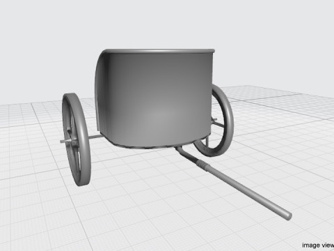 Chariot - Egyptian Modèle 3D