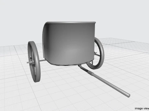 Chariot - Egyptian 3D Model