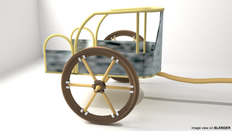 Chariot - Hittites Modelo 3D .c4d .max .obj .3ds .fbx .stl .blend 
