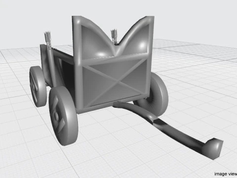 Chariot - Sumerian 3D Model
