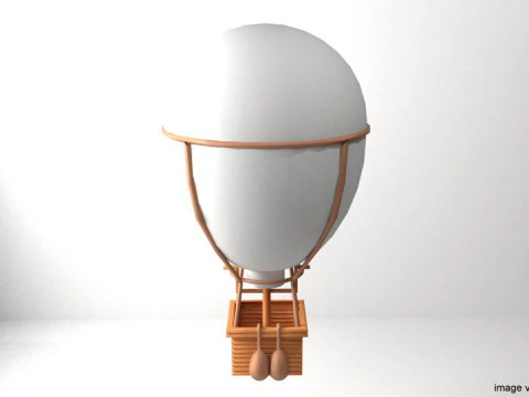 Hot Air Balloon - Classic 3D Model