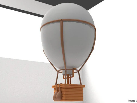 Hot Air Balloon - Classic 3D Model