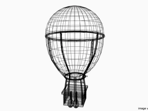 Hot Air Balloon - Classic 3D Model