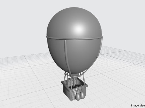 Hot Air Balloon - Classic Modèle 3D