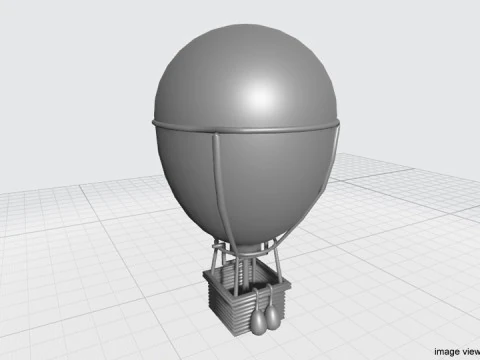 Hot Air Balloon - Classic 3D Model