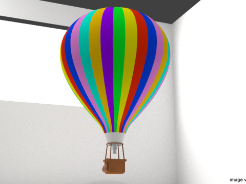 Hot Air Balloon - Modern 3D Model