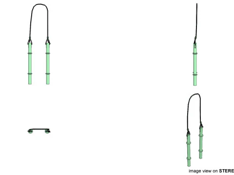 Chainsticks - Bamboo 3D Model