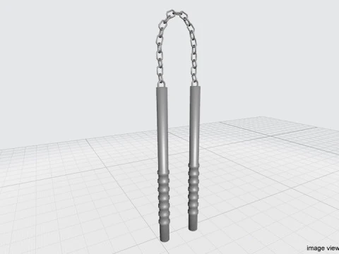 Chainsticks - Steel 3D Model