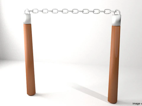 चेनस्टिक्स - लकड़ी 3D मॉडल