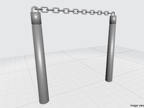 Chainsticks - Wooden 3D 模型