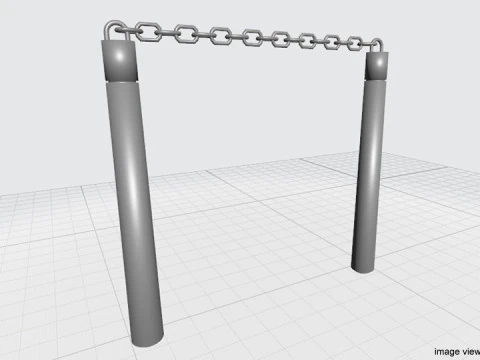 Chainsticks - Wooden 3D Model