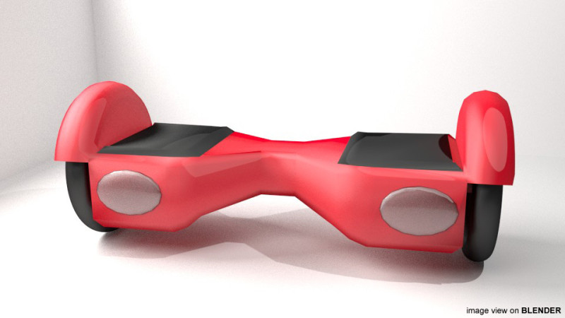 Hoverboard - Hovertrax 3Dモデル .c4d .max .obj .3ds .fbx .stl .blend 