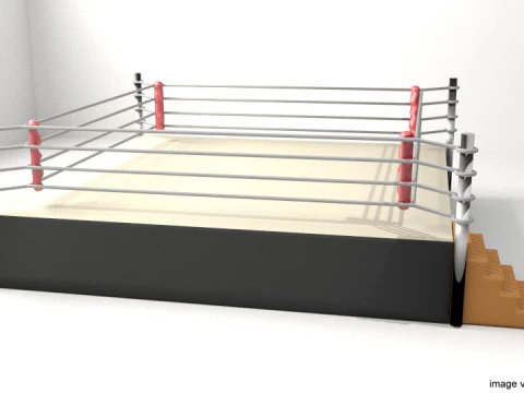 Ring Arena - 4 côtés Modèle 3D