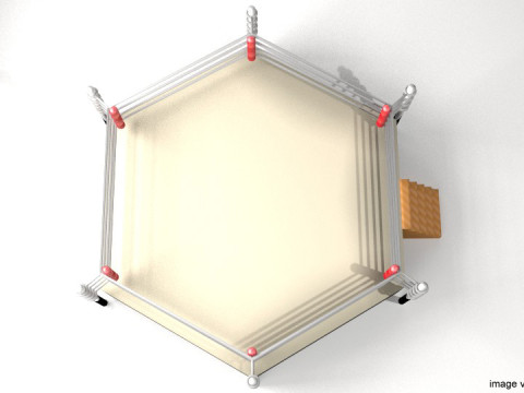 Ring Arena - 6 sided 3D 模型
