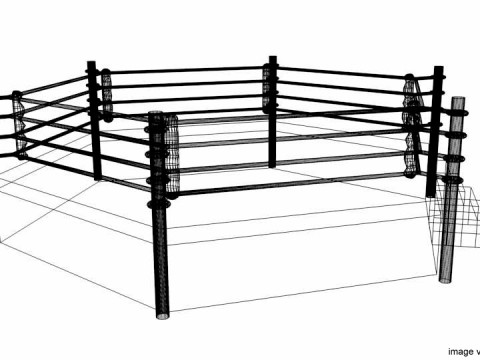 Ring Arena - 6 sided 3D 模型