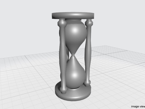 Hourglass - Type 1 Model 3D