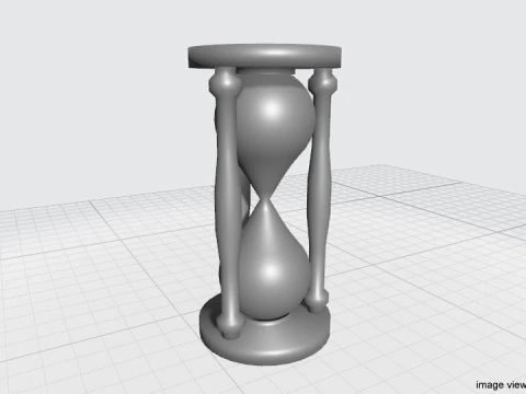 Hourglass - Type 1 3D Model