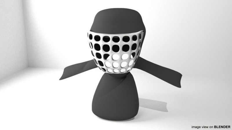 Martial-Art Headguard - Type 1 3D 模型 .c4d .max .obj .3ds .fbx .stl .blend 