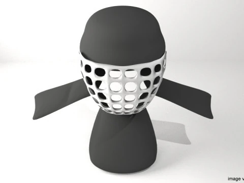 Martial-Art Headguard - Type 1 3D Model